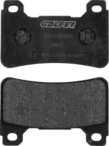 GALFER - BRAKE PAD SEMI METAL - 17212966