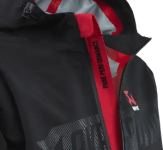 AKRAPOVIC - RAIN JACKET BLACK MEN 3XL - 30011455