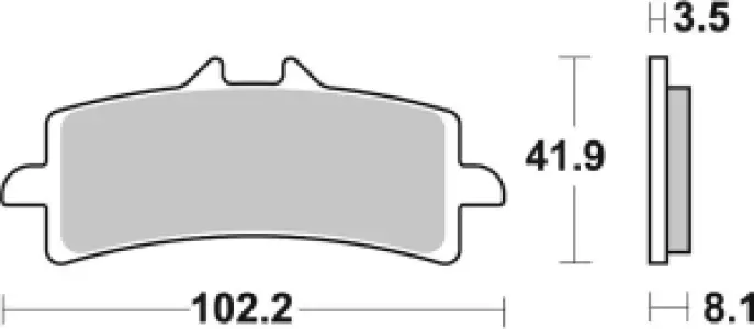 SBS - BRAKE PAD SINT RACE - 17213294