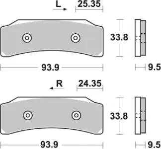 SBS - BRAKE PAD SINT RACE - 17213451