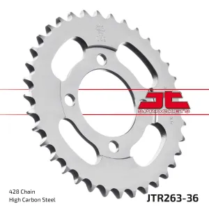 JT SPROCKETS - SPROCKET REAR 36T 428 - 12100674