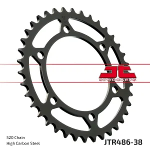 JT SPROCKETS - SPROCKET REAR 38T 520 - 12100679