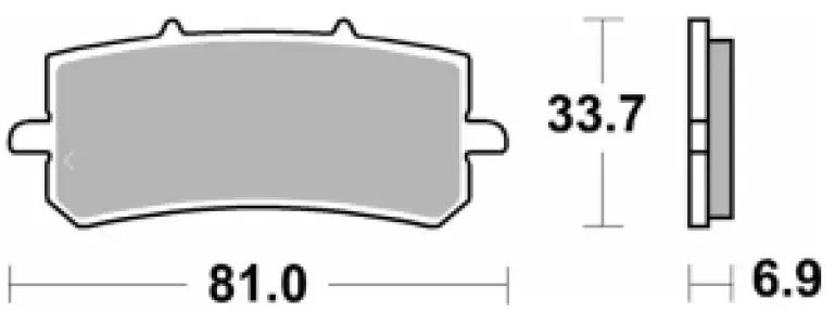 SBS - BRAKE PAD SINT ST/RA - 17213719