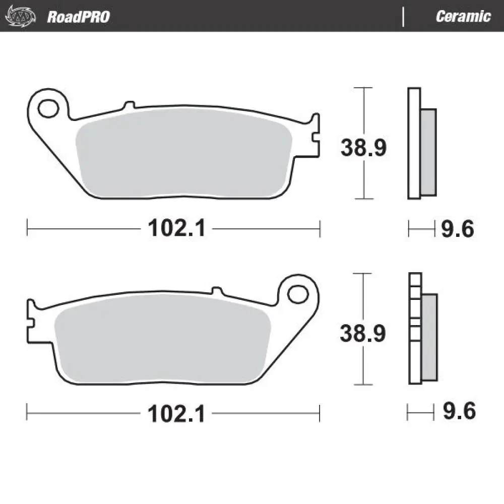 MOTO-MASTER - BRAKE PAD CERAMIC - 17220893