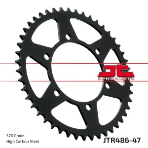 JT SPROCKETS - SPROCKET REAR 47T 520 - 12100745