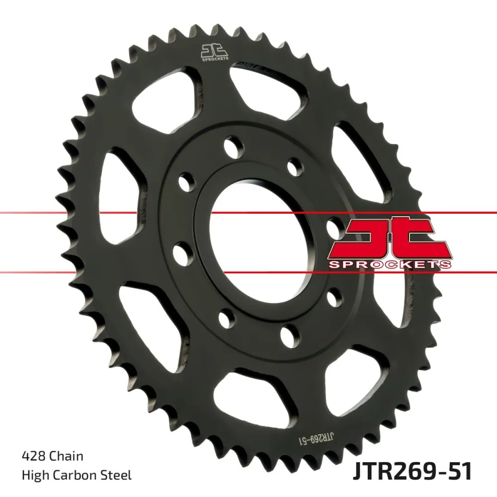 JT SPROCKETS - SPROCKET REAR 51T 428 - 12100764