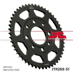 JT SPROCKETS - SPROCKET REAR 51T 428 - 12100764