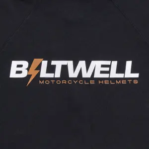 BILTWELL - HOODIE BOLTS ZIP BLACK 2X - 30507111