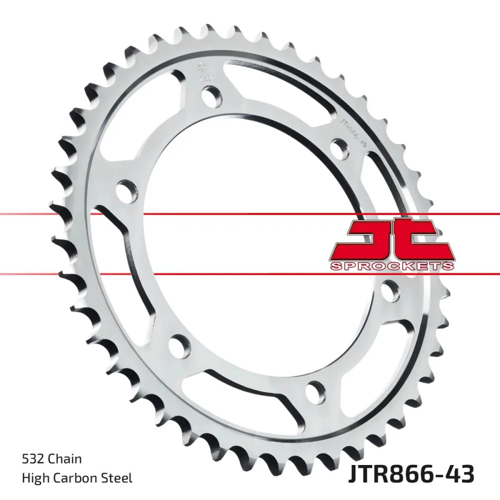 JT SPROCKETS - SPROCKET REAR 43T 532 - 12101088