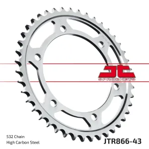 JT SPROCKETS - SPROCKET REAR 43T 532 - 12101088