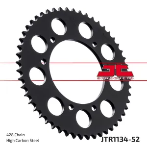 JT SPROCKETS - SPROCKET REAR 52T 428 - 12101132