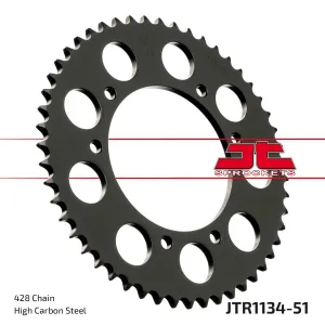 JT SPROCKETS - SPROCKET REAR 51T 428 - 12101131