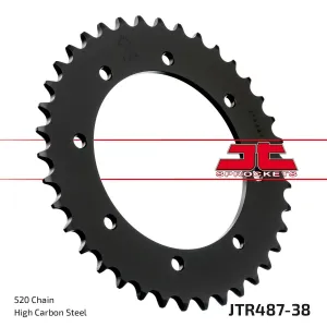 JT SPROCKETS - SPROCKET REAR 38T 520 - 12101134