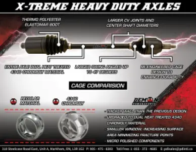 DEMON - AXLE XHD PO RANGER1000/570/800 - 02141495