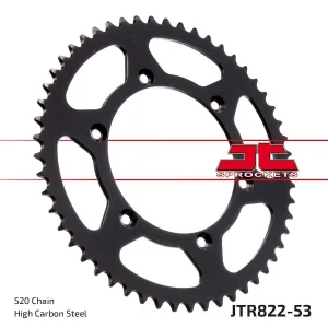 JT SPROCKETS - SPROCKET REAR 53T 520 - 12101339