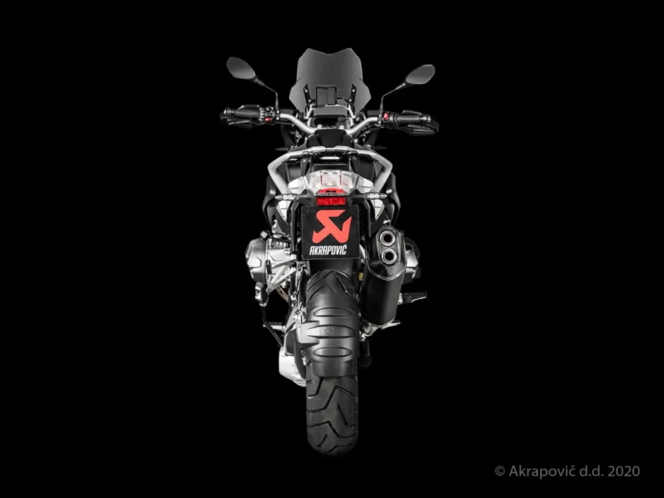 AKRAPOVIC - MUFFLER BLK TI R1250GS - 18113702