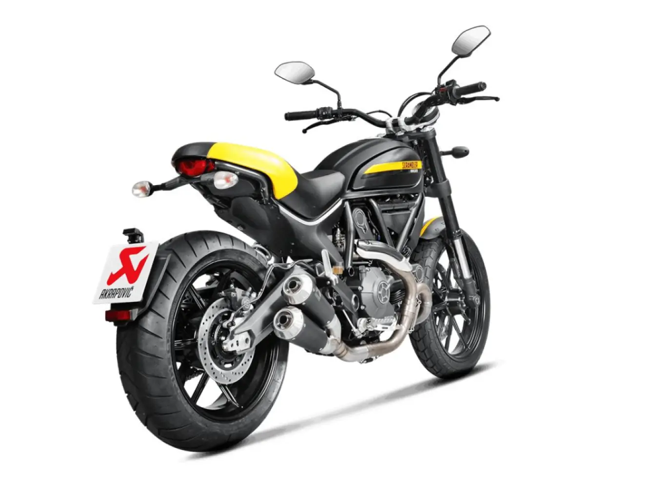 AKRAPOVIC - MUFFLER TI DUCATI SCRMBLR - 18114090
