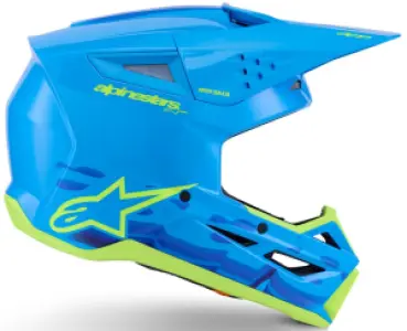 ALPINESTARS(MX) - HELMET SM3 FORCE CYAN XL - 01109211