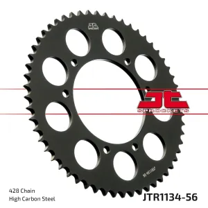JT SPROCKETS - SPROCKET REAR 56T 428 - 12101349
