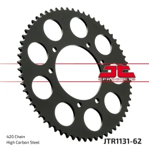 JT SPROCKETS - SPROCKET REAR 62T 420 - 12101348
