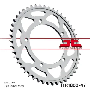 JT SPROCKETS - SPROCKET REAR 47T 530 - 12101359