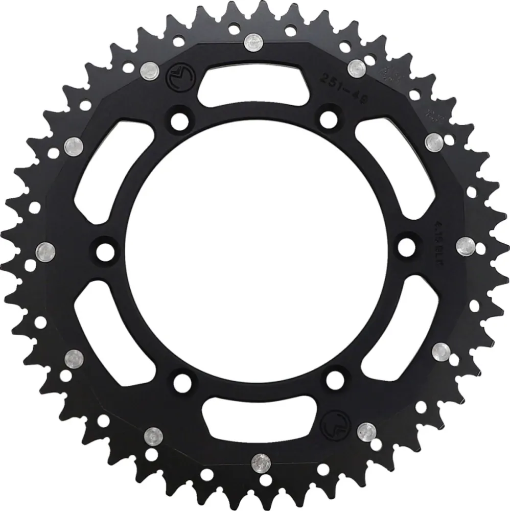 MOOSE OFFROAD HARD-PARTS - SPROCKET DUAL MSE 49 BK - 12101478
