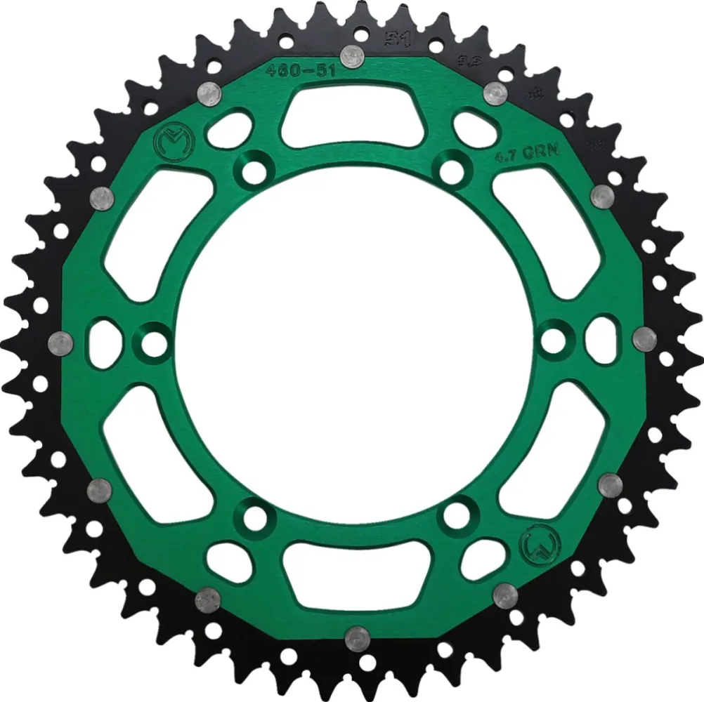MOOSE OFFROAD HARD-PARTS - SPROCKET DUAL MSE 51 GN - 12101497