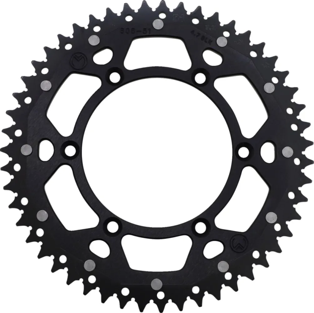 MOOSE OFFROAD HARD-PARTS - SPROCKET DUAL MSE 51 BK - 12101506