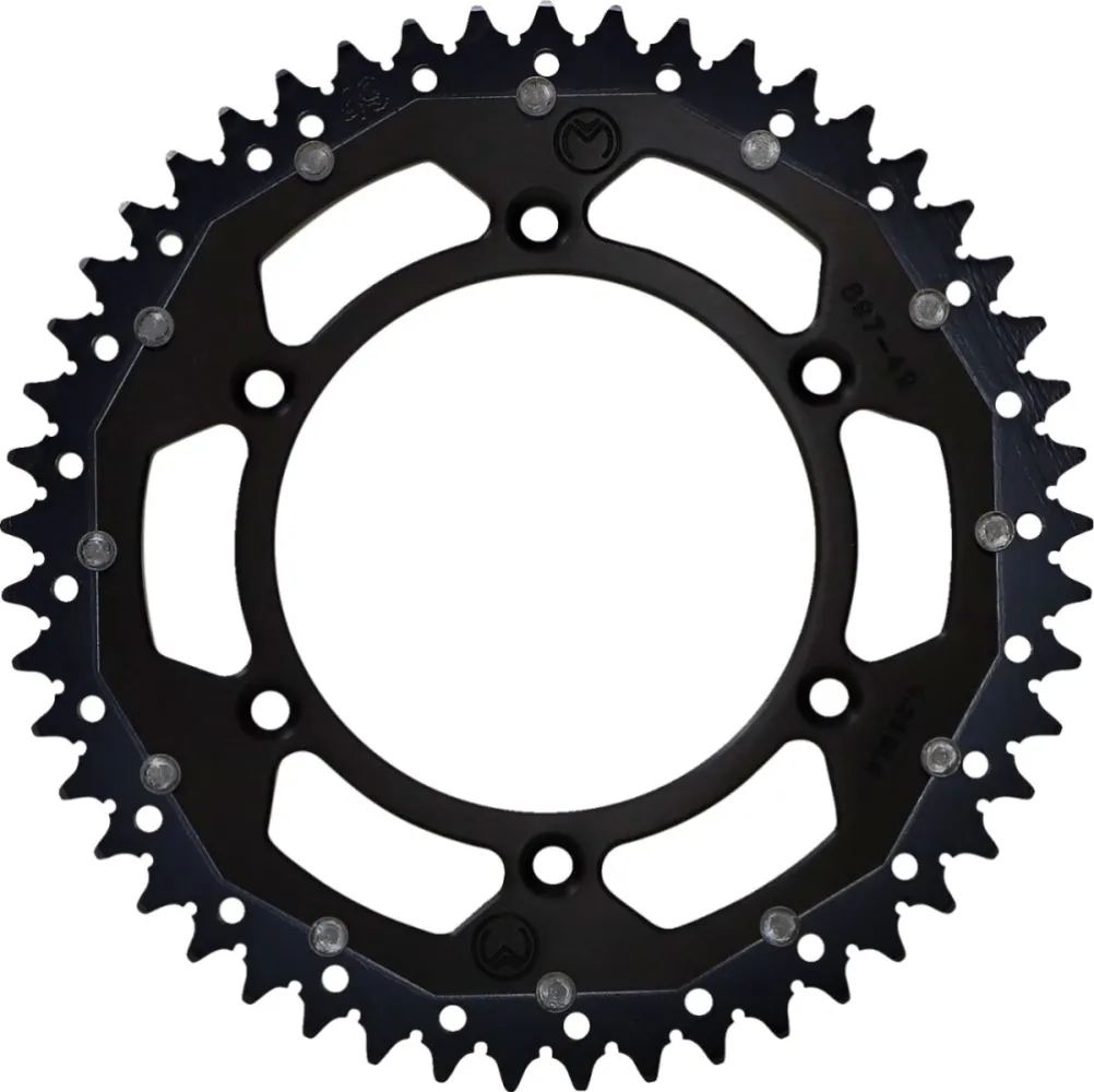MOOSE OFFROAD HARD-PARTS - SPROCKET DUAL MSE 49 BK - 12101517