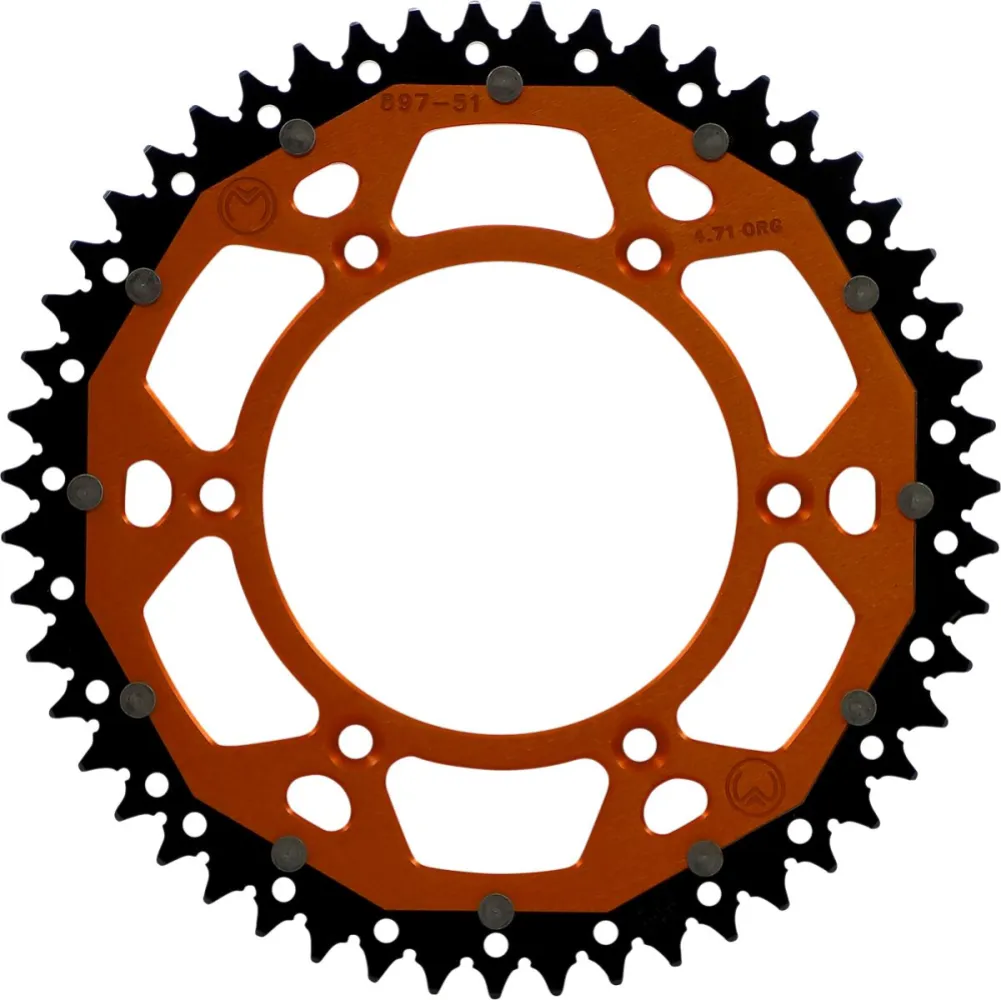 MOOSE OFFROAD HARD-PARTS - SPROCKET DUAL MSE 51 OR - 12101525