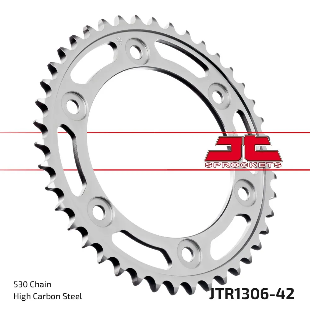 JT SPROCKETS - SPROCKET REAR 42T 530 BLK - 12101580
