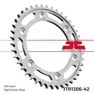 JT SPROCKETS - SPROCKET REAR 42T 530 BLK - 12101580