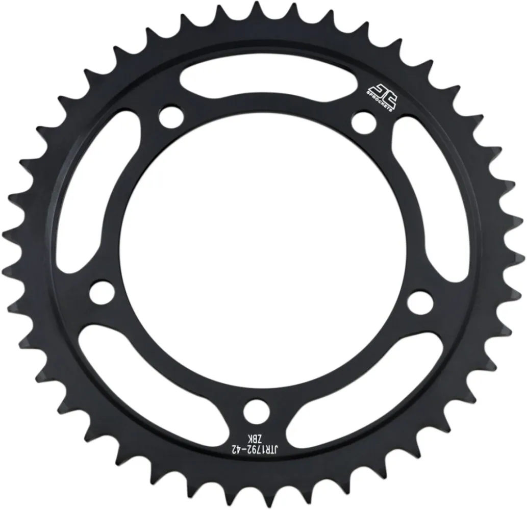 JT SPROCKETS - SPROCKET REAR 42T 525 BLK - 12101606