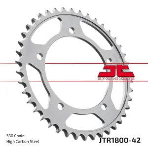 JT SPROCKETS - SPROCKET REAR 42T 530 BLK - 12101611