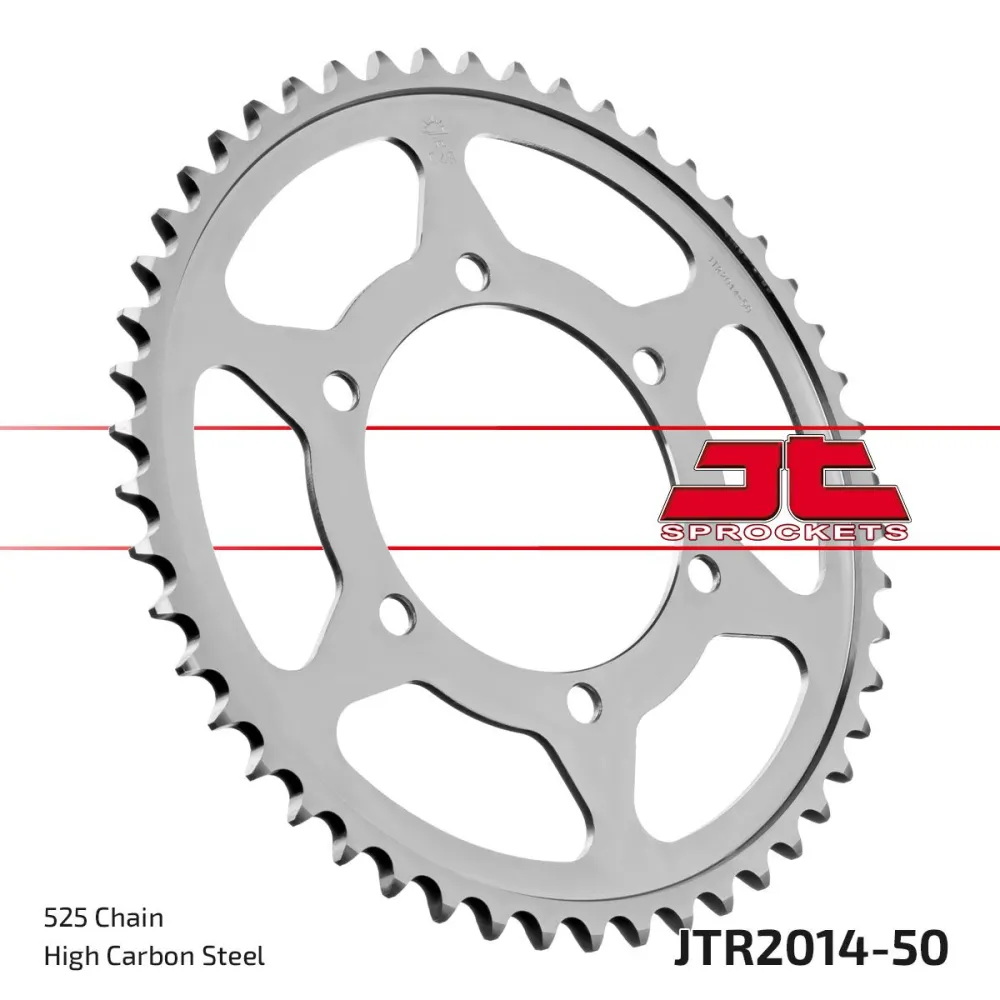 JT SPROCKETS - SPROCKET REAR 50T 525 BLK - 12101625