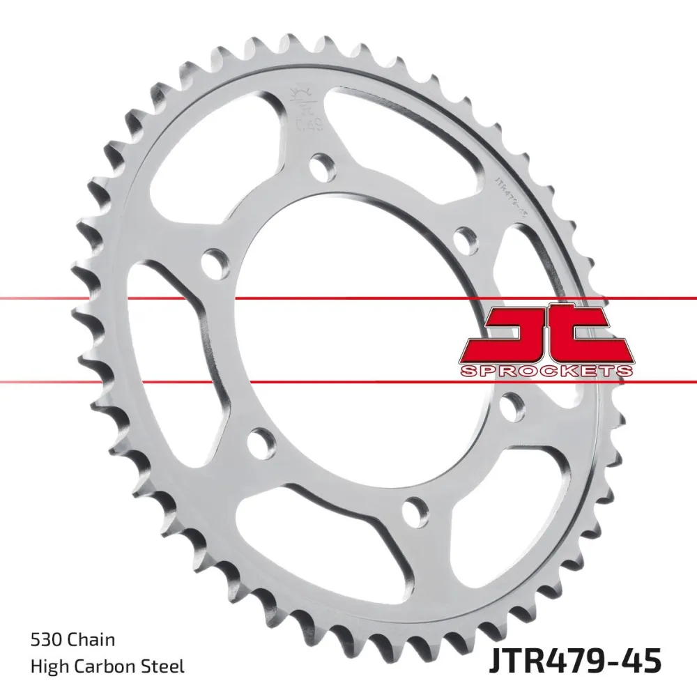 JT SPROCKETS - SPROCKET REAR 45T 530 BLK - 12101665
