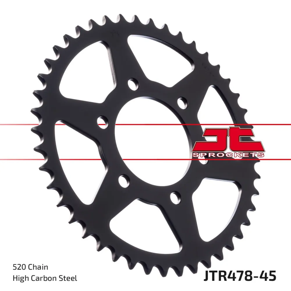 JT SPROCKETS - SPROCKET REAR 45T 520 BLK - 12101663