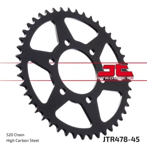JT SPROCKETS - SPROCKET REAR 45T 520 BLK - 12101663