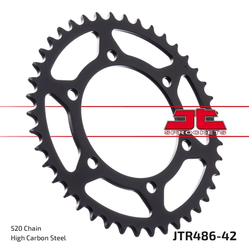 JT SPROCKETS - SPROCKET REAR 42T 520 BLK - 12101667