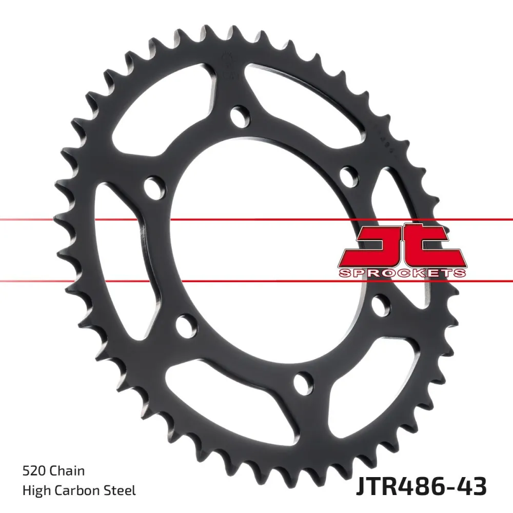 JT SPROCKETS - SPROCKET REAR 43T 520 BLK - 12101668