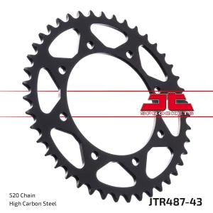 JT SPROCKETS - SPROCKET REAR 43T 520 BLK - 12101670