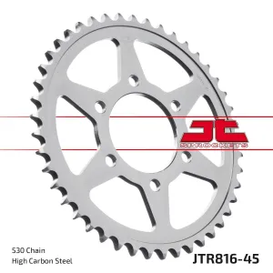JT SPROCKETS - SPROCKET REAR 45T 530 BLK - 12101691