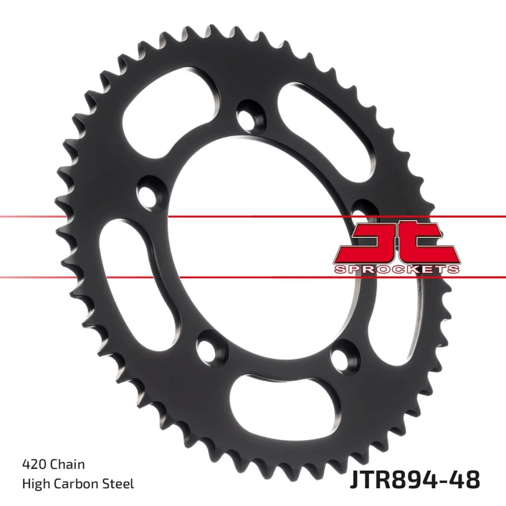 JT SPROCKETS - SPROCKET REAR 48T 420 BLK - 12101711