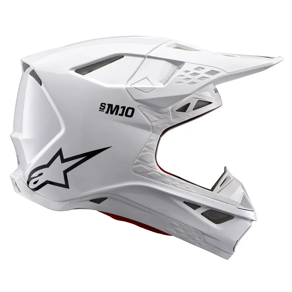 ALPINESTARS(MX) - HELMET SM10 SOLID WHT 2X  - 01108348