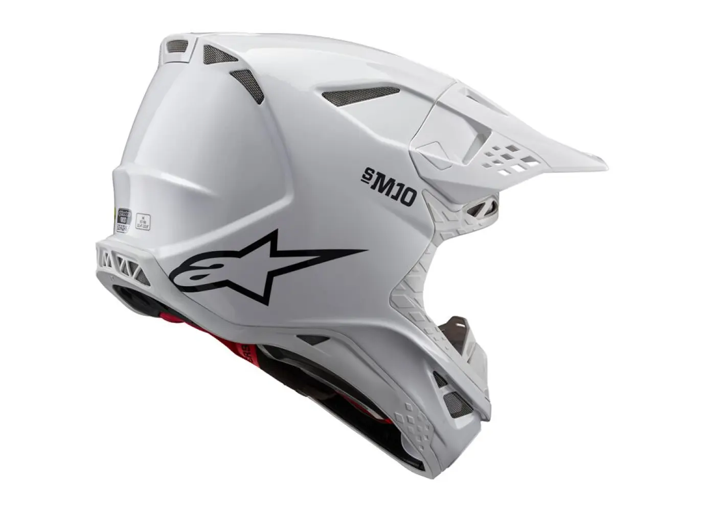 ALPINESTARS(MX) - HELMET SM10 SOLID WHT 2X  - 01108348