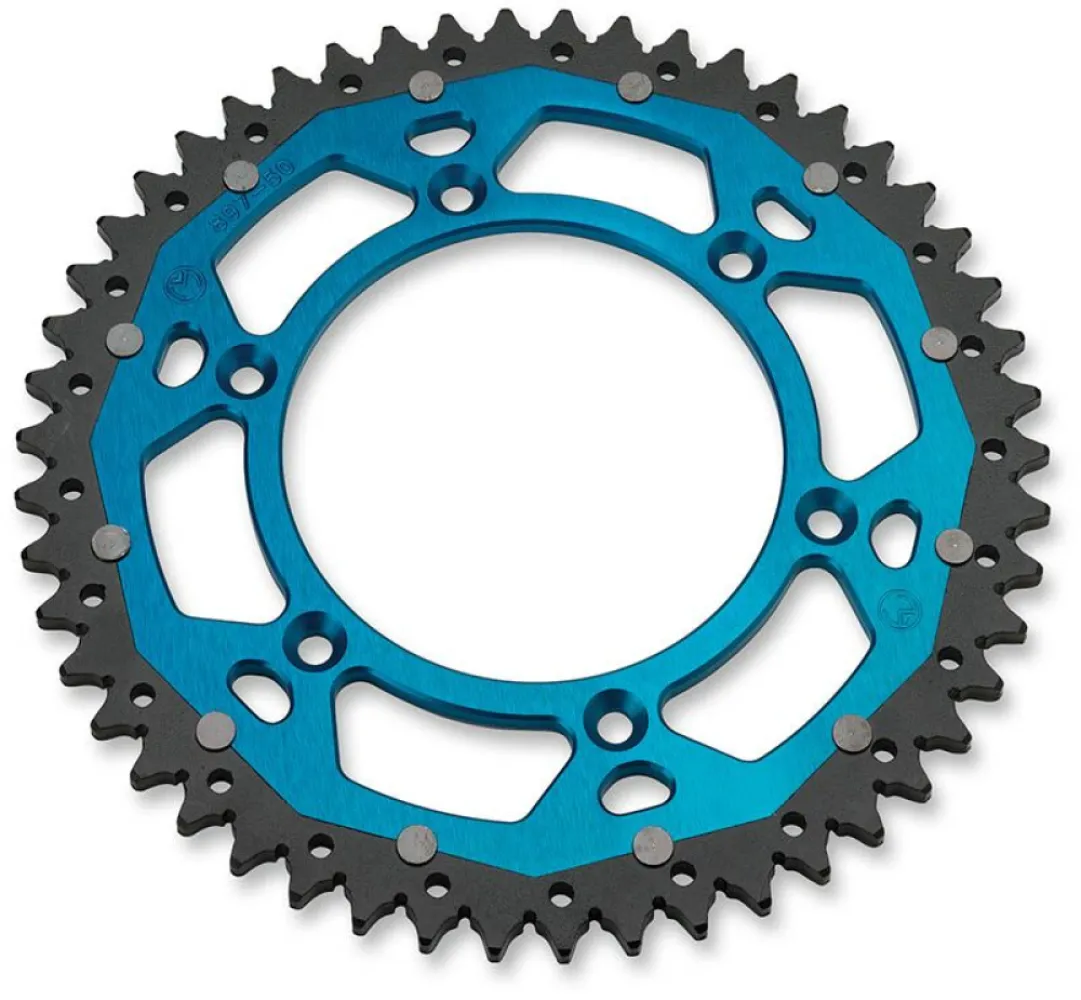 MOOSE OFFROAD HARD-PARTS - SPROCKET DUAL MSE HUS 48T BLUE - 12101824