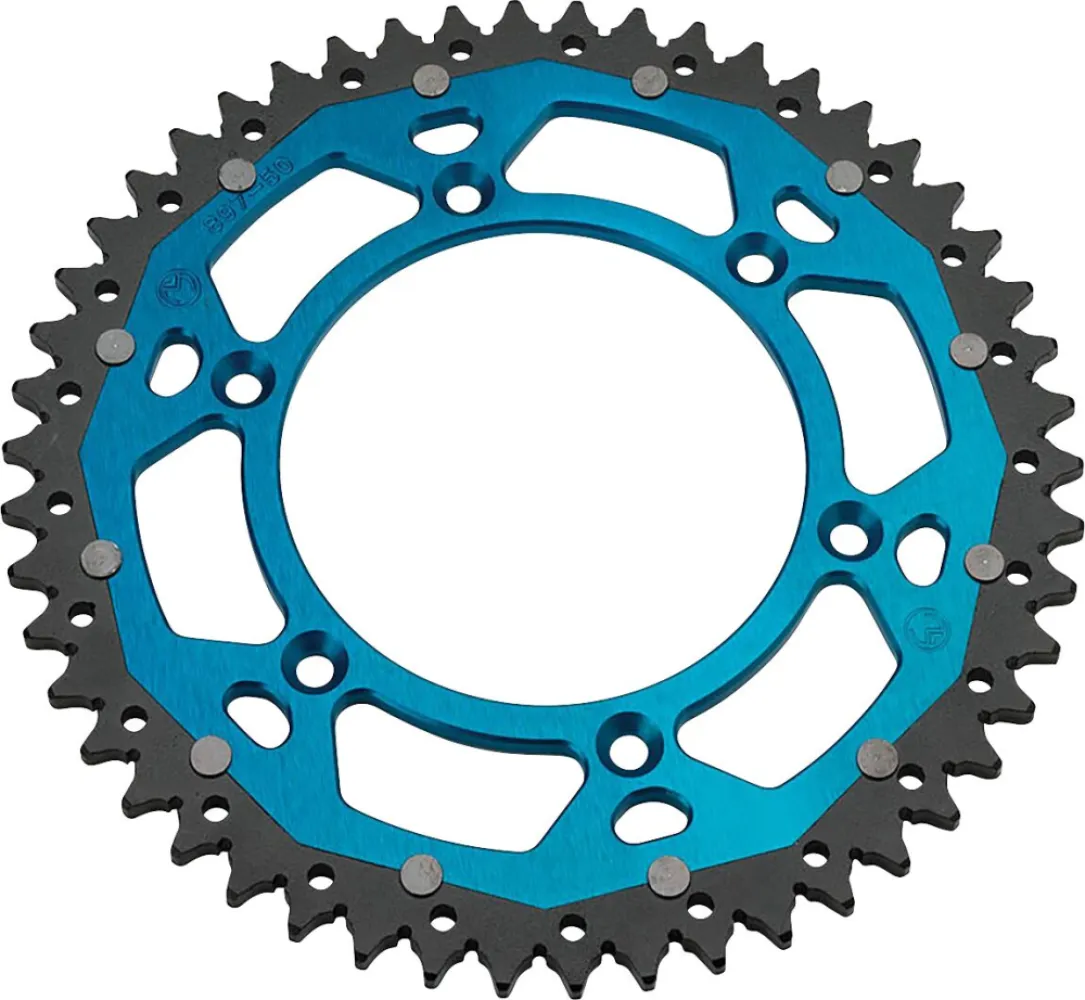 MOOSE OFFROAD HARD-PARTS - SPROCKET DUAL MSE KTM 52T BLUE - 12101831