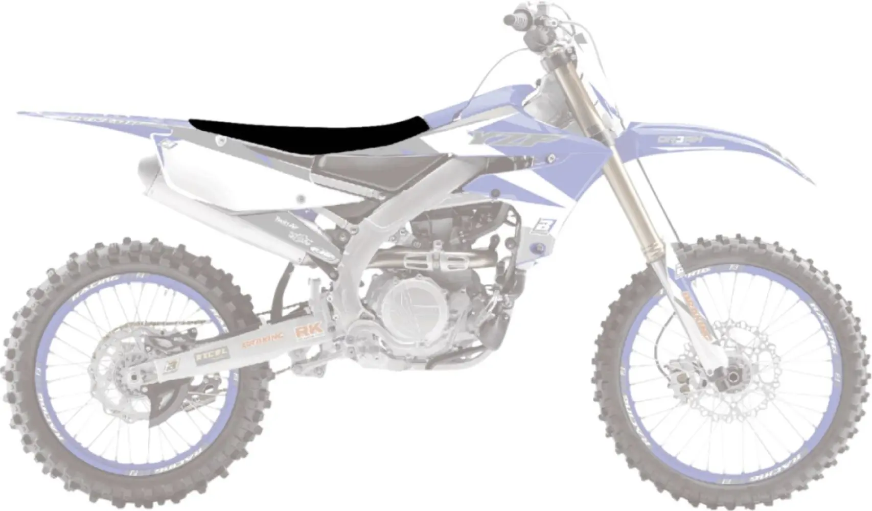 BLACKBIRD RACING - PYR SEATCOVER YZF450 BK - 08212881