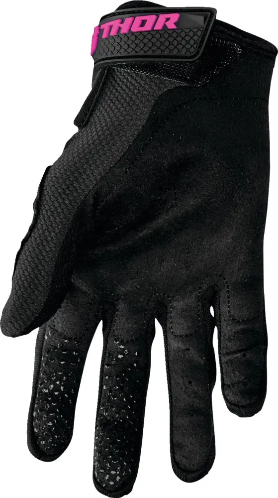 THOR - GLOVE WMN SECTOR BK/PK MD - 33310243