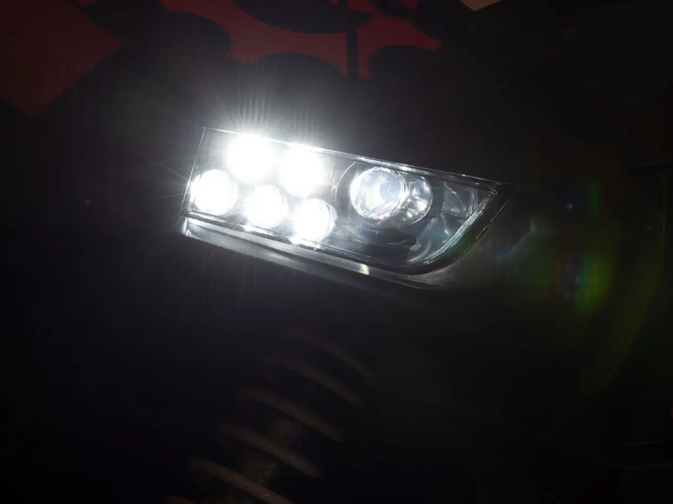 MOOSE OFFROAD FOUR WHEEL - LED HDLGHT RZR900/1000 BK - 20012228